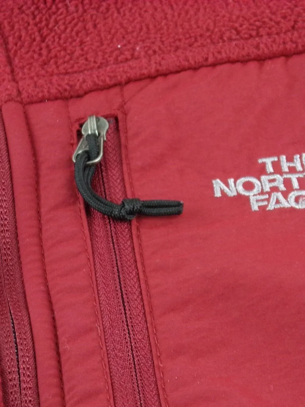 The North Face Fleece Pullover L Red 1/2 Zip Preppy Jacket Outdoor